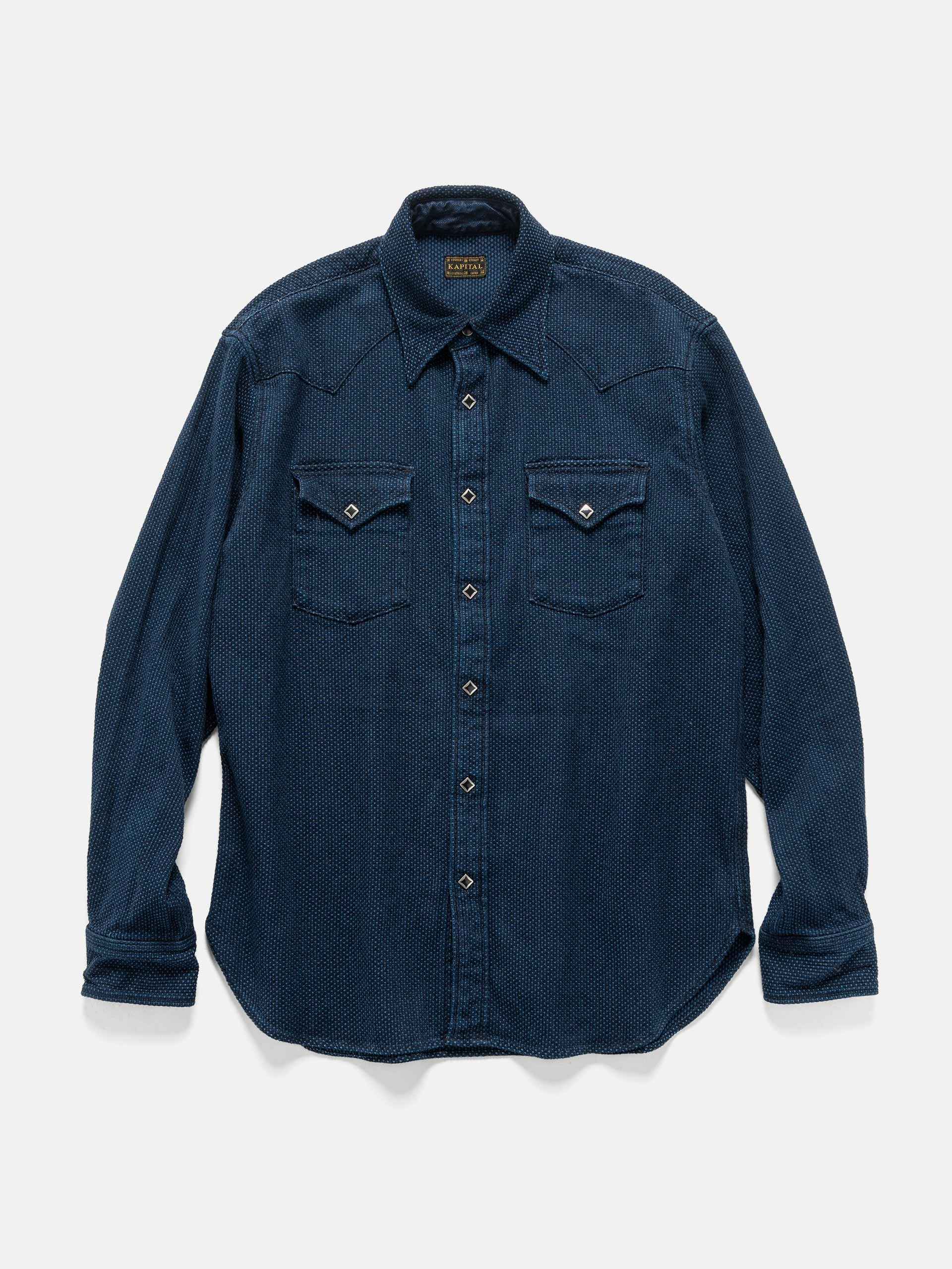 KAPITAL IDG DO-GI Canvas HUSKY Western Shirt IDG