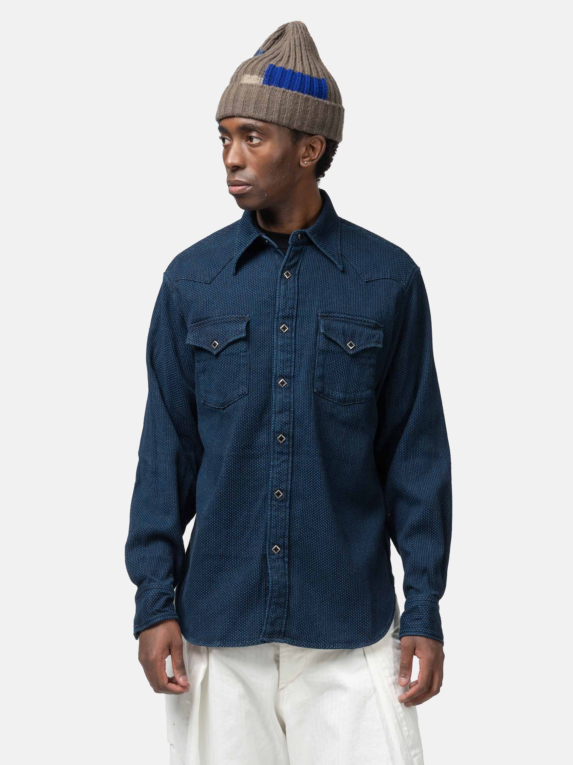 KAPITAL IDG DO-GI Canvas HUSKY Western Shirt IDG