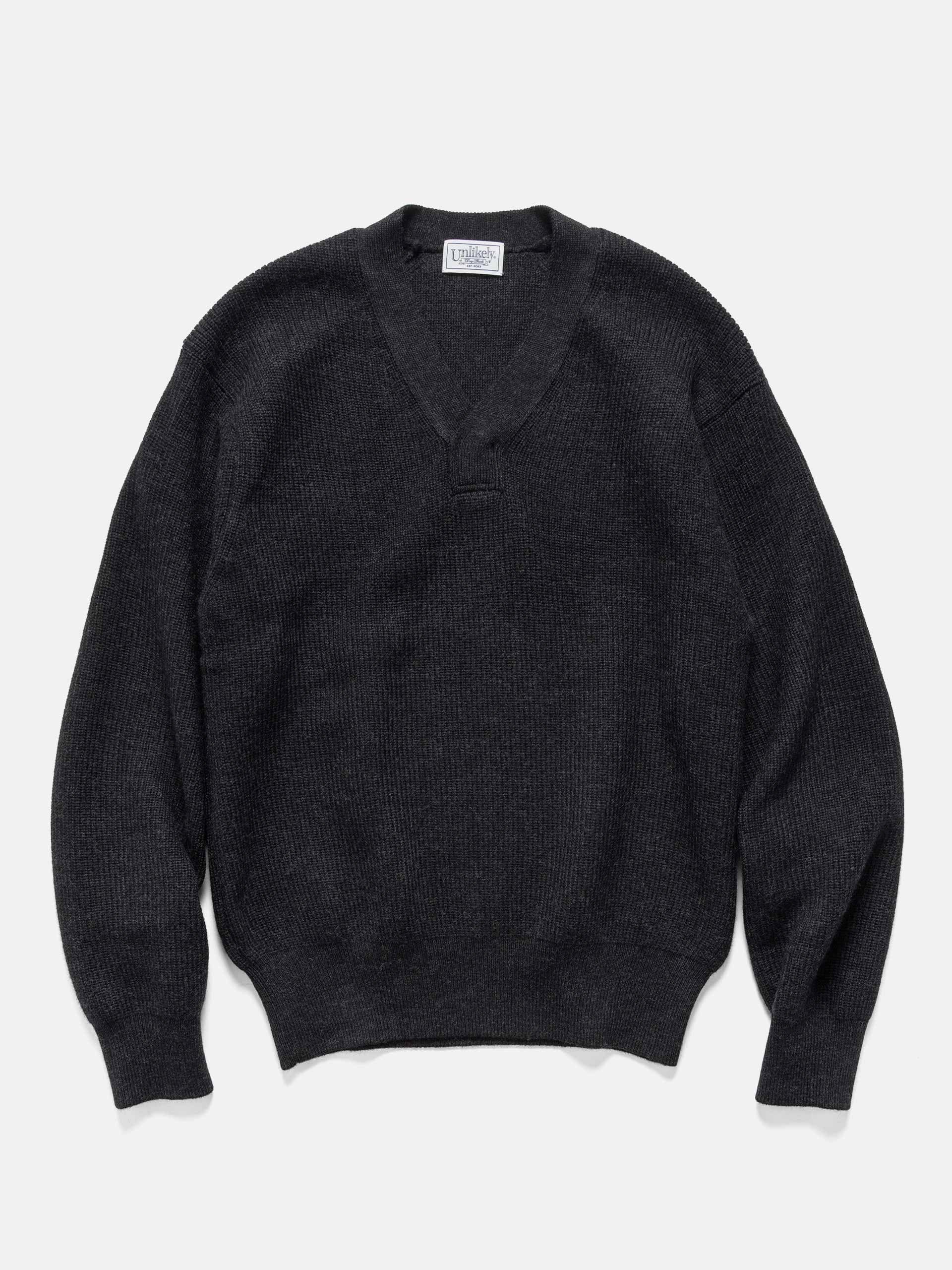 Unlikely Air Force Sweater Charcoal