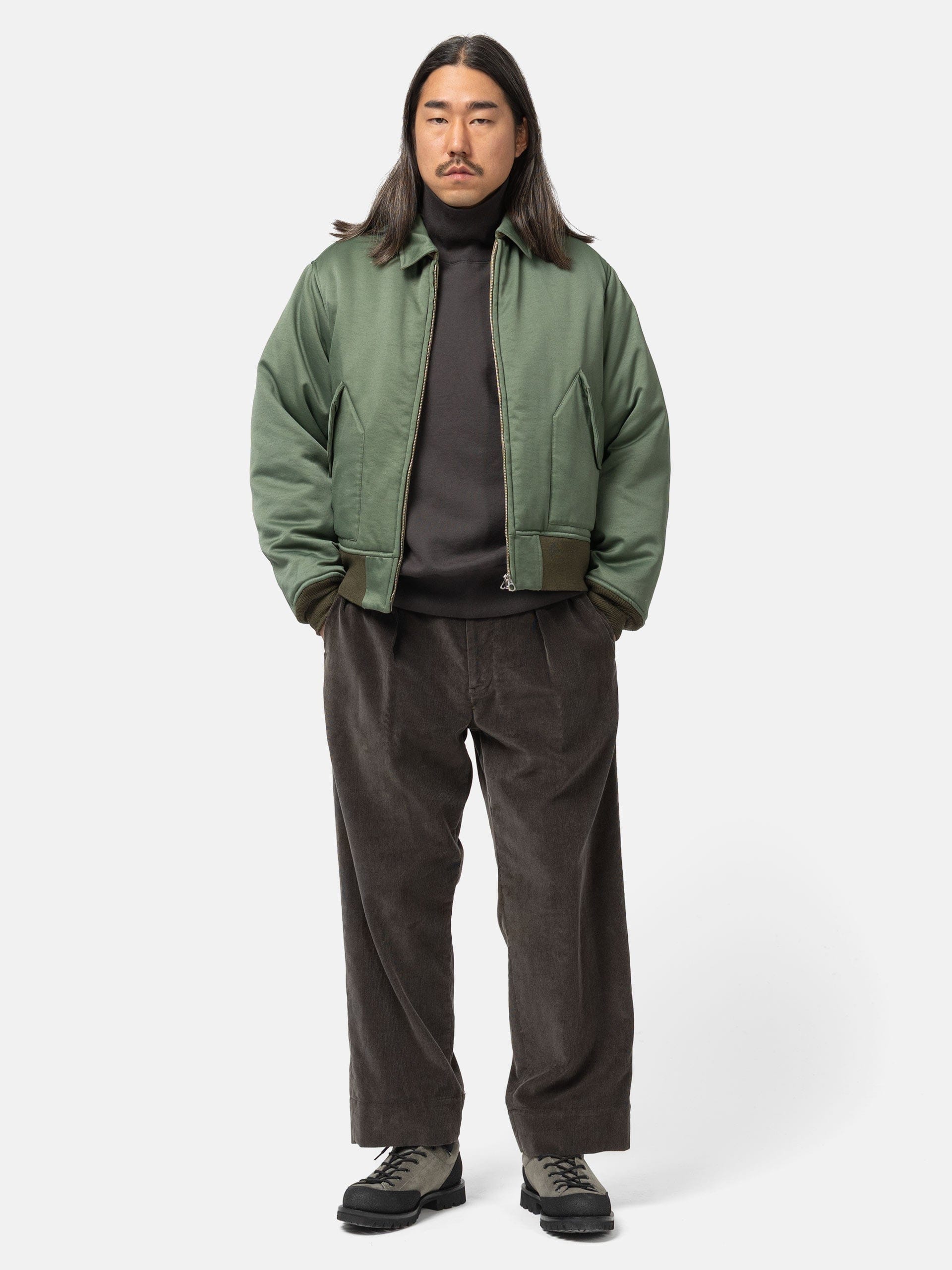 Unlikely Corduroy 2P Trousers Charcoal Gray