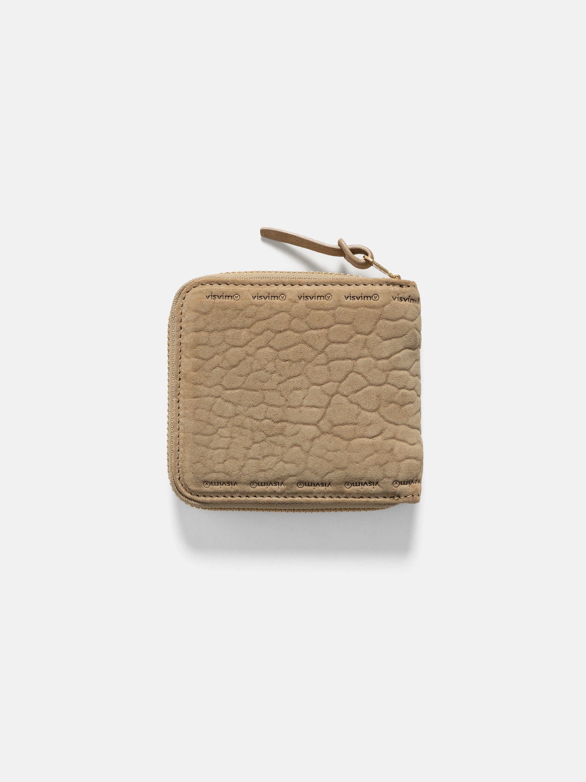 visvim Suede Bi-Fold Wallet Sand