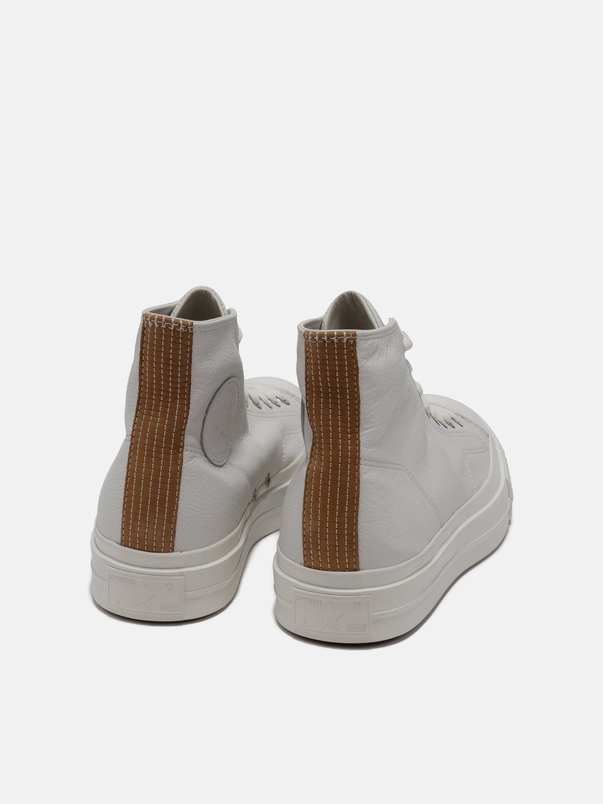 Converse Chuck Taylor FS Premium Leather White/Brown Sugar