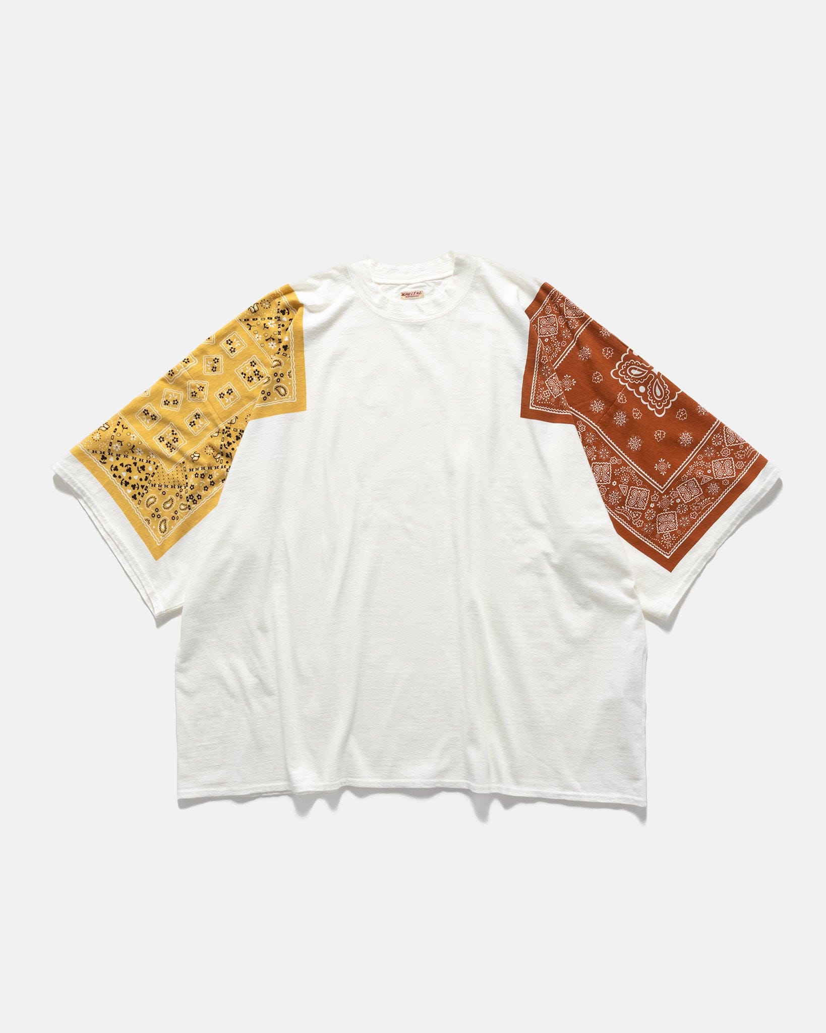 KAPITAL 18.5/-Jersey Bandanna HUGE T (COOKIE) Light Brown