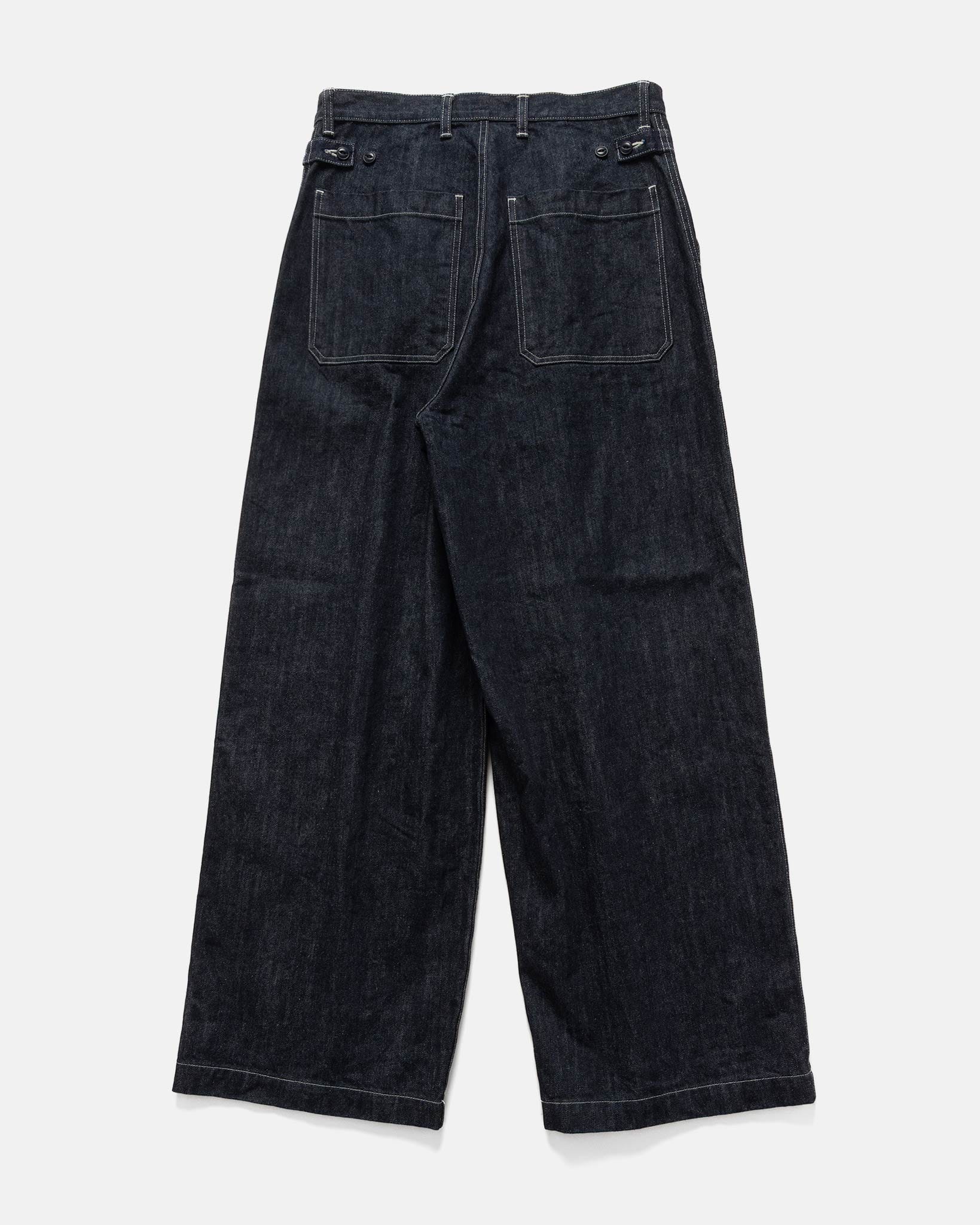 KAPITAL 14oz Denim FATIGUE Baggy Pants Indigo