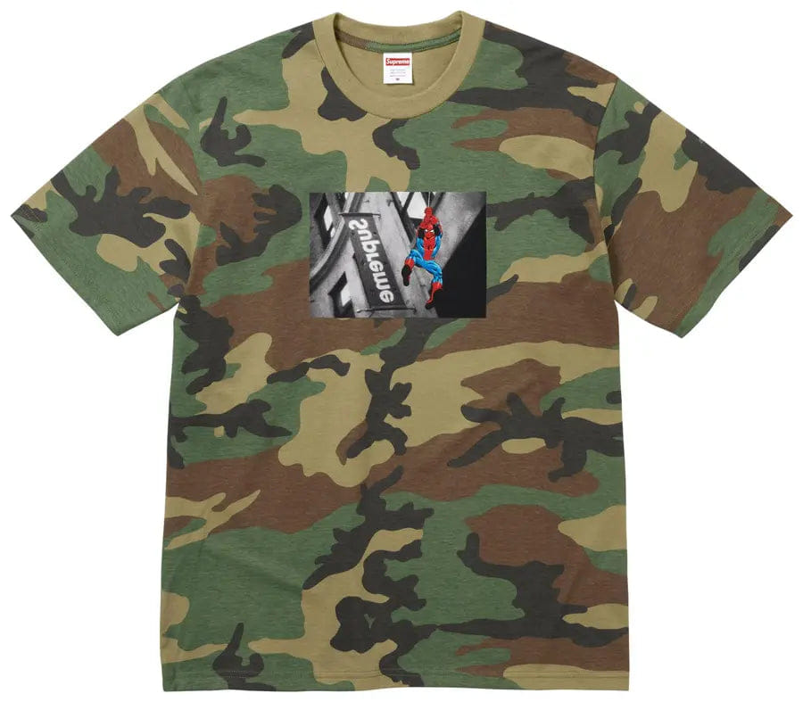 Supreme Spiderman Camo Tee