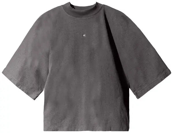 Yeezy x Gap x Balenciaga Logo Crop Tee 'Washed Black'
