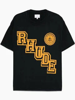 Rhude Boy Collegiate Tee 'Black'