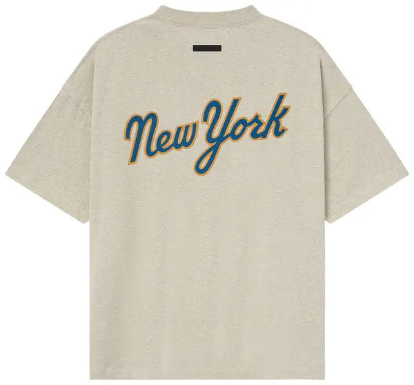 Fear of God Essentials Mets 90s Tee 'Heather Stone'