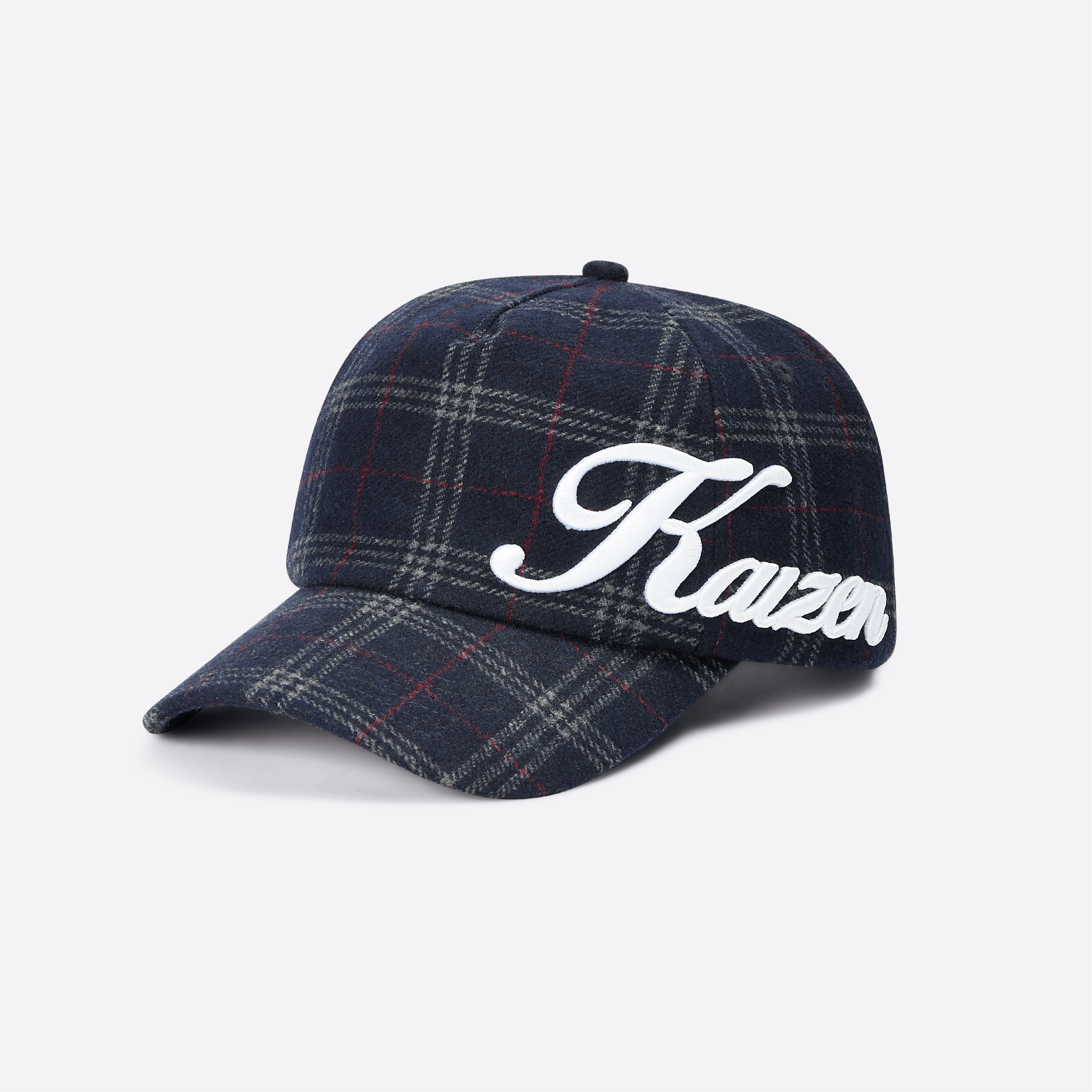KAIZEN MARKET PLAID SCRIPT HAT