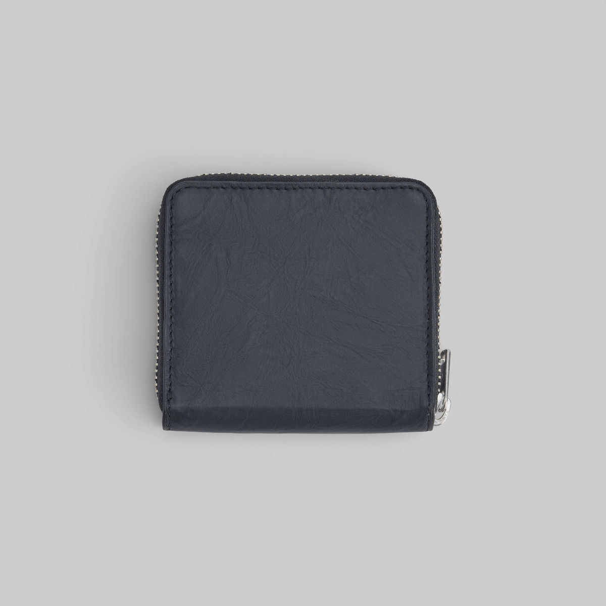 Y-3 Crinkle Leather Wallet - Black