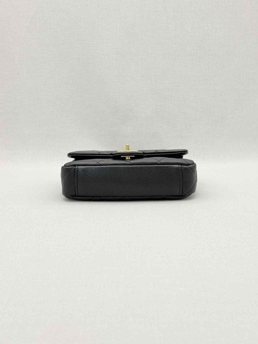 CHANEL Classic Black Quilted Shoulder Bag