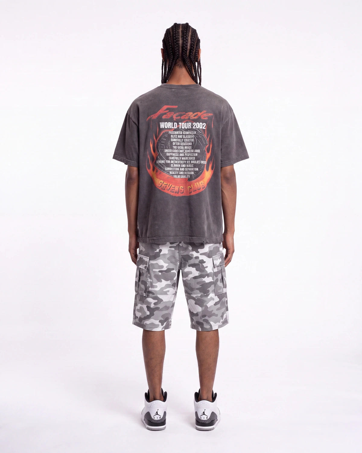 Triple Seven Triple Sevens Flamerock Tee Black