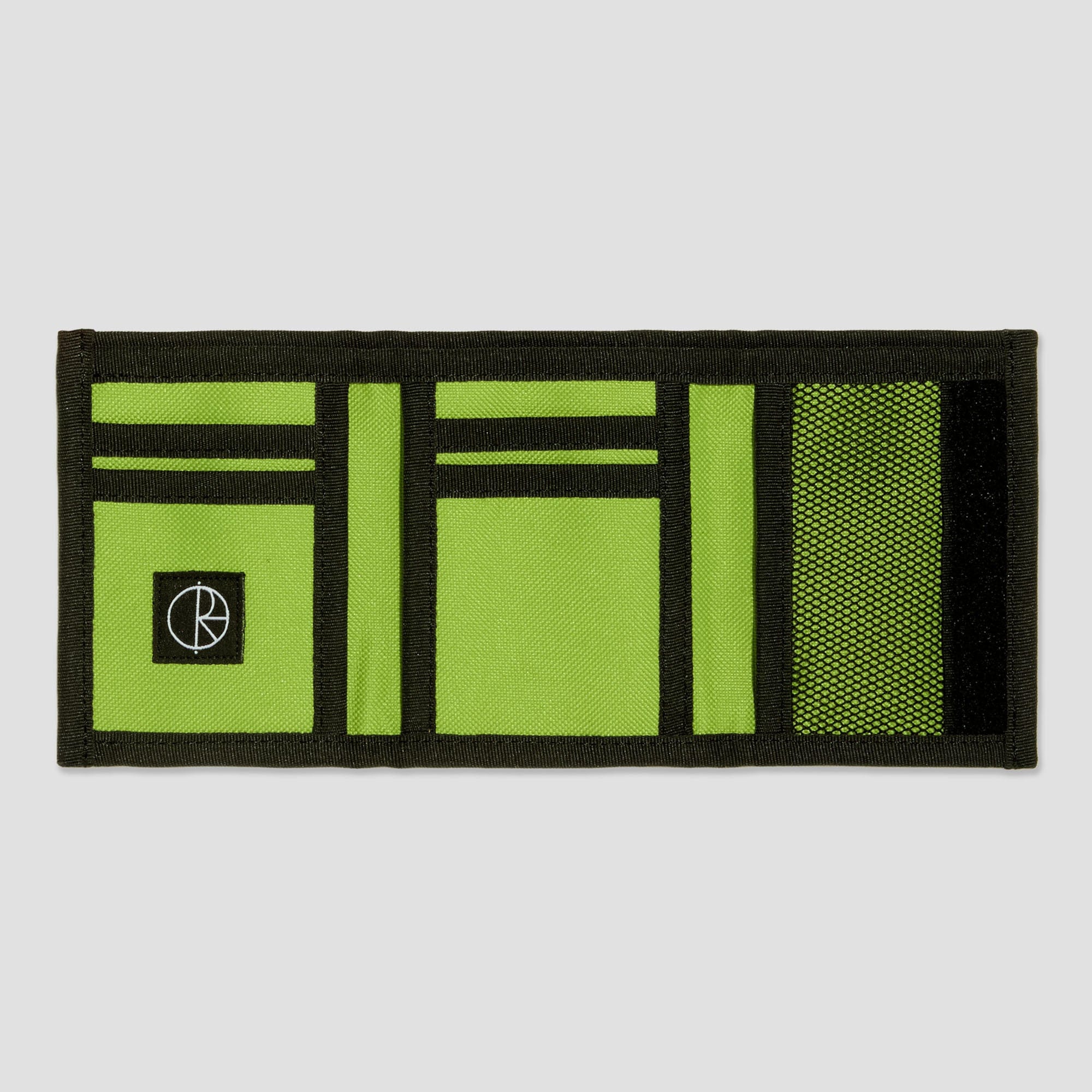 Polar Script Logo Key Wallet Black / Lime