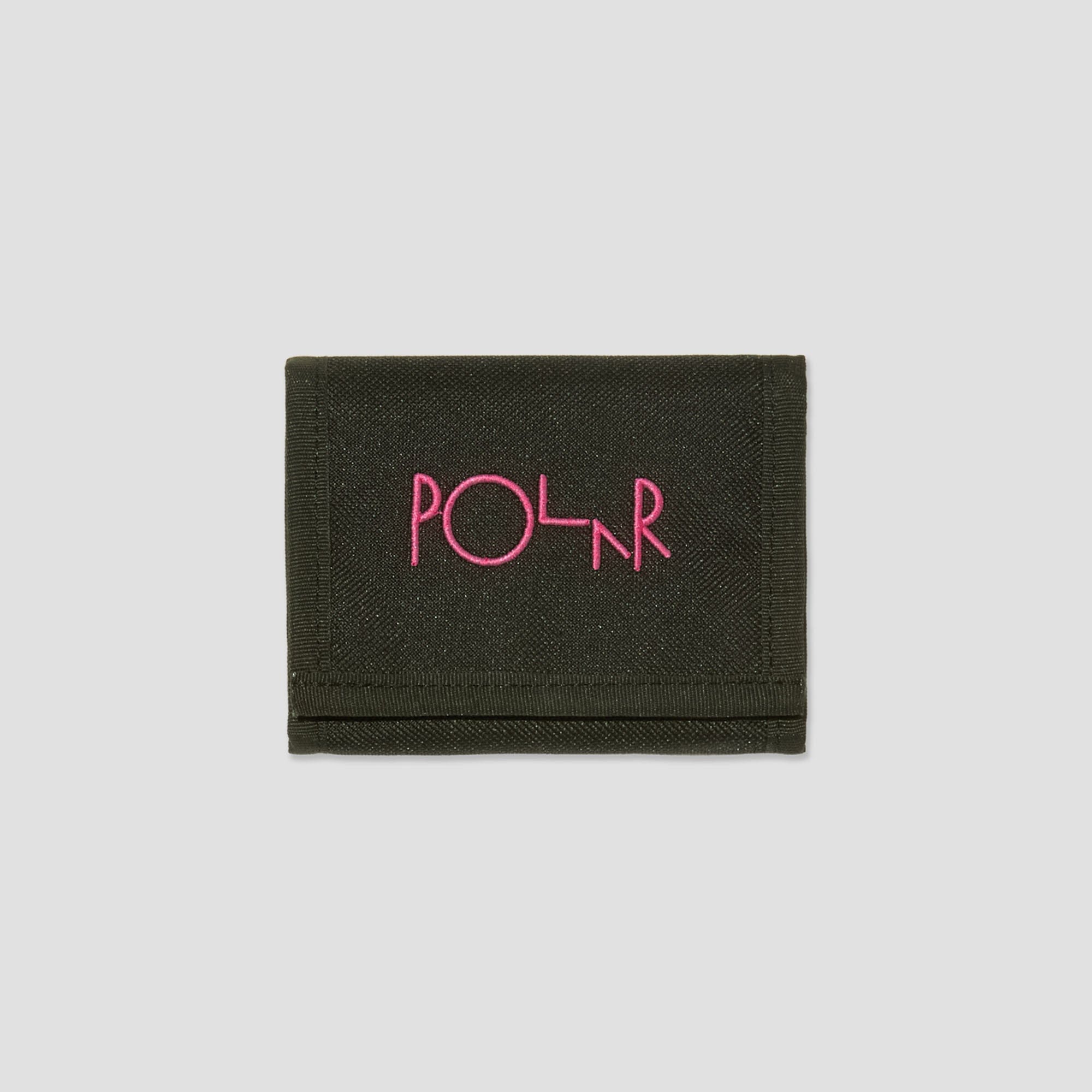 Polar Script Logo Key Wallet Black / Pink