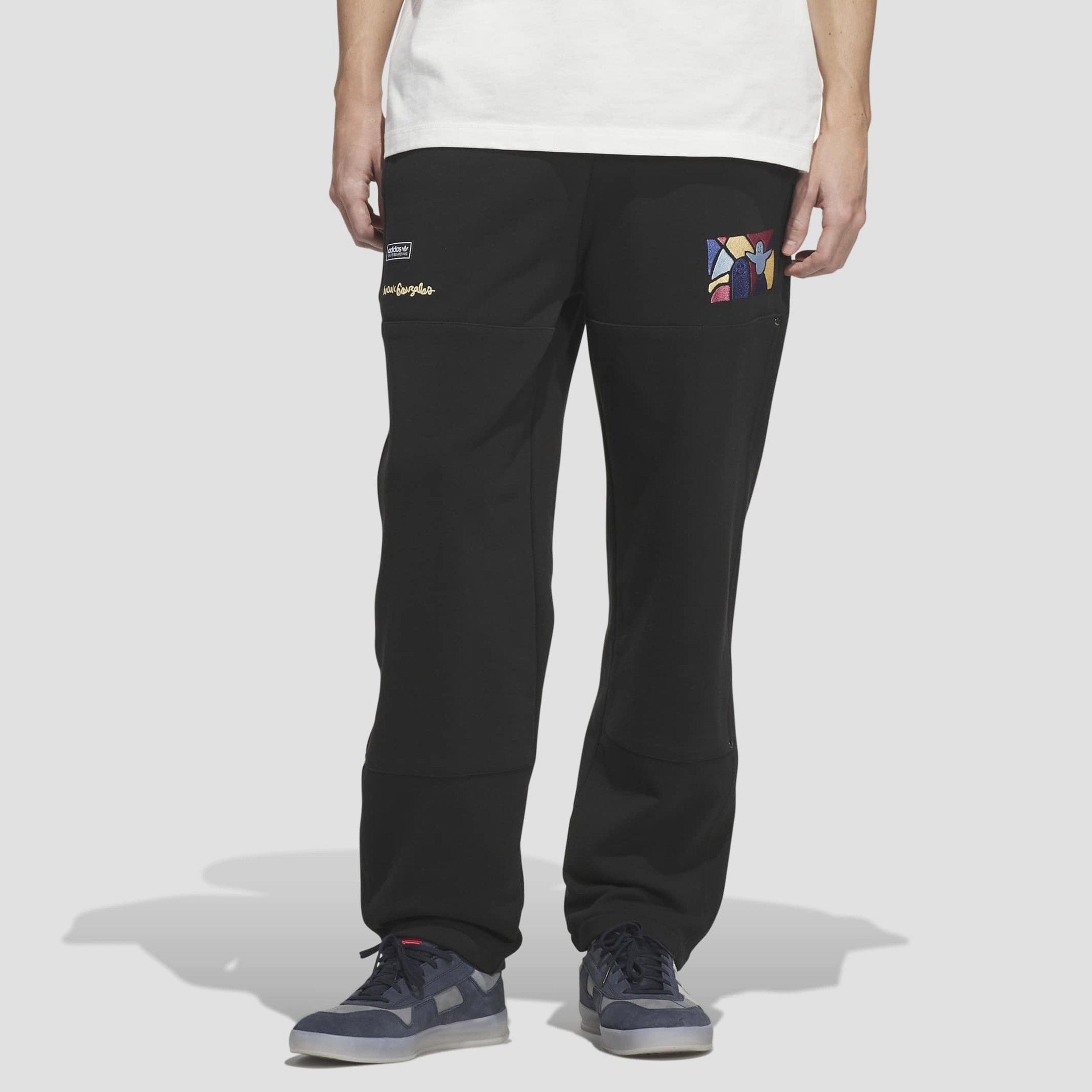 Adidas Skateboarding x Mark Gonzales Graphic Sweatpants Black