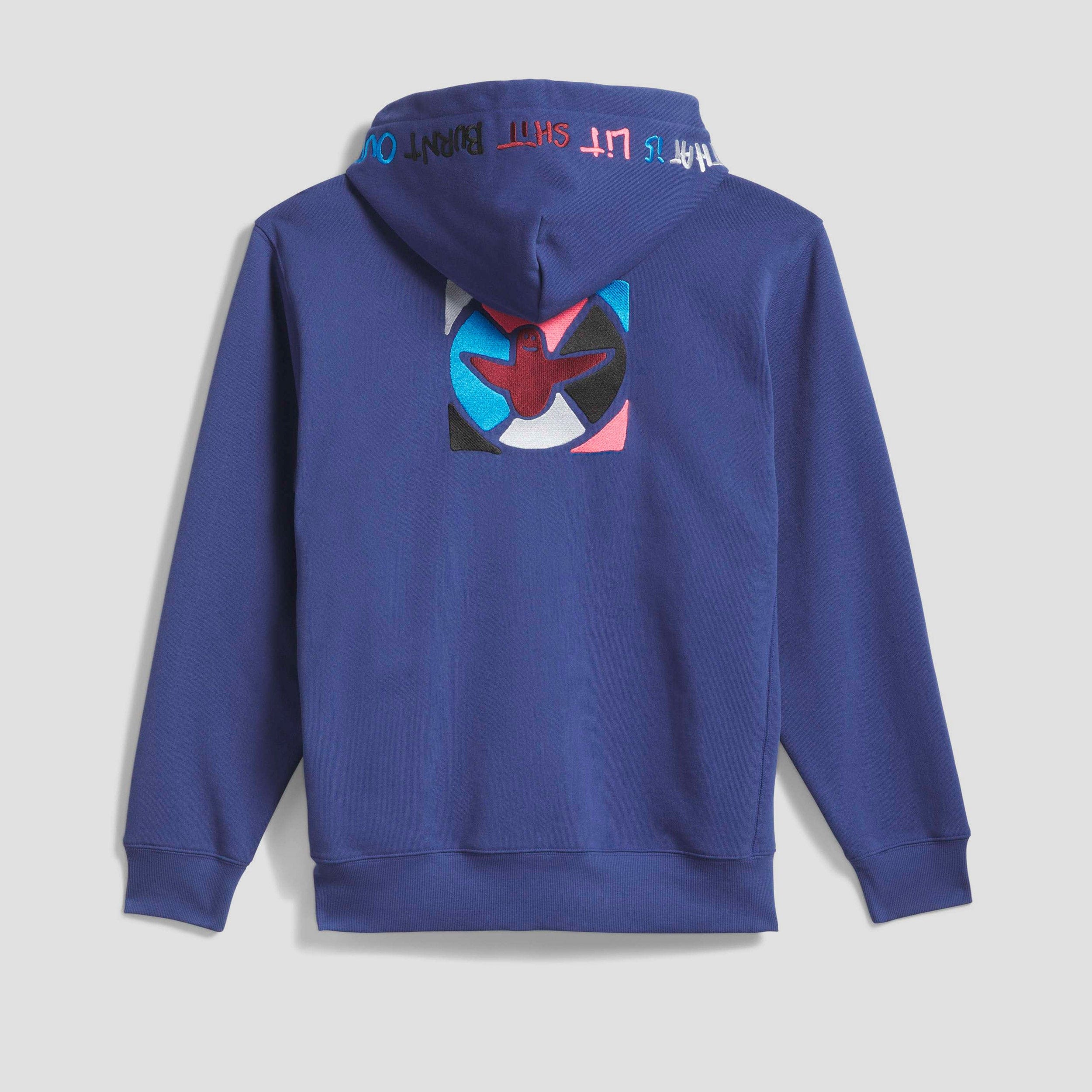 Adidas Skateboarding x Mark Gonzales Graphic Hoodie Muted Purple
