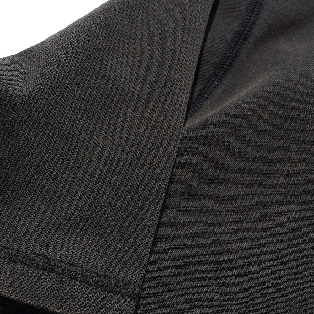 Butter Goods Jive Overlock Stitch Tee - Distressed Black