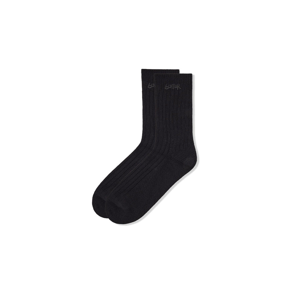 Butter Goods Mid-Cut Socks - Black