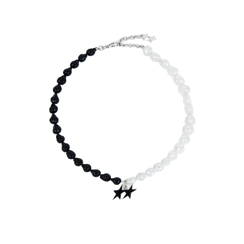 TWOJEYS B&W Icon Necklace - Silver