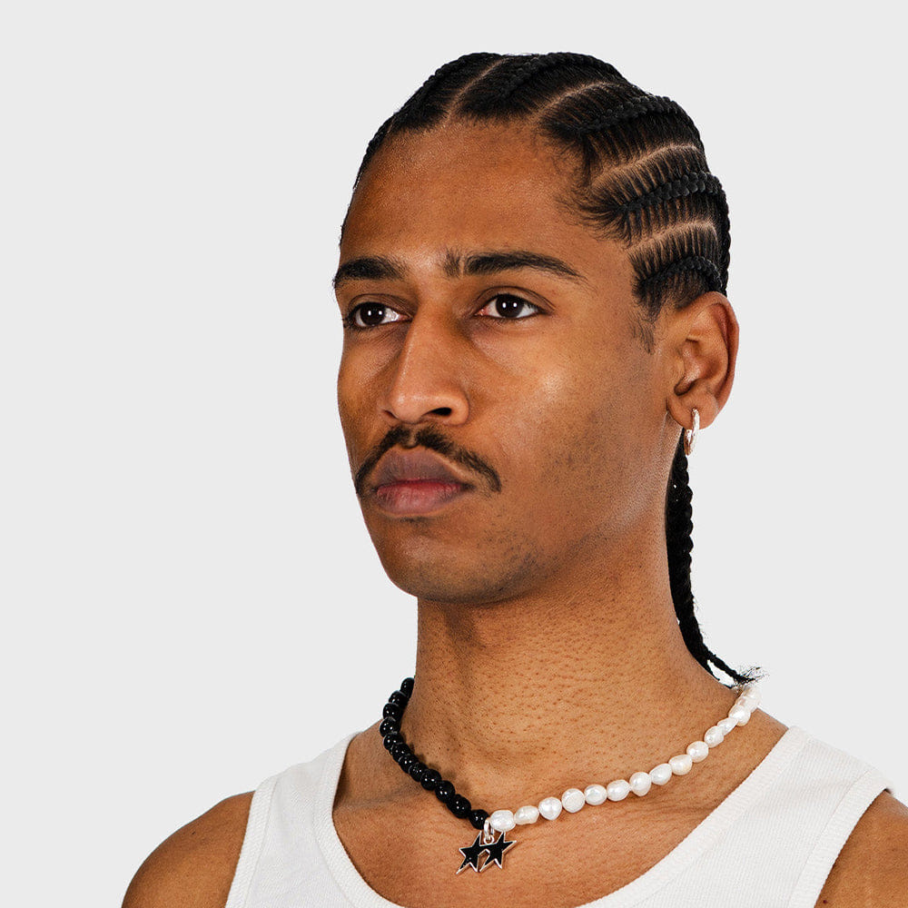 TWOJEYS B&W Icon Necklace - Silver