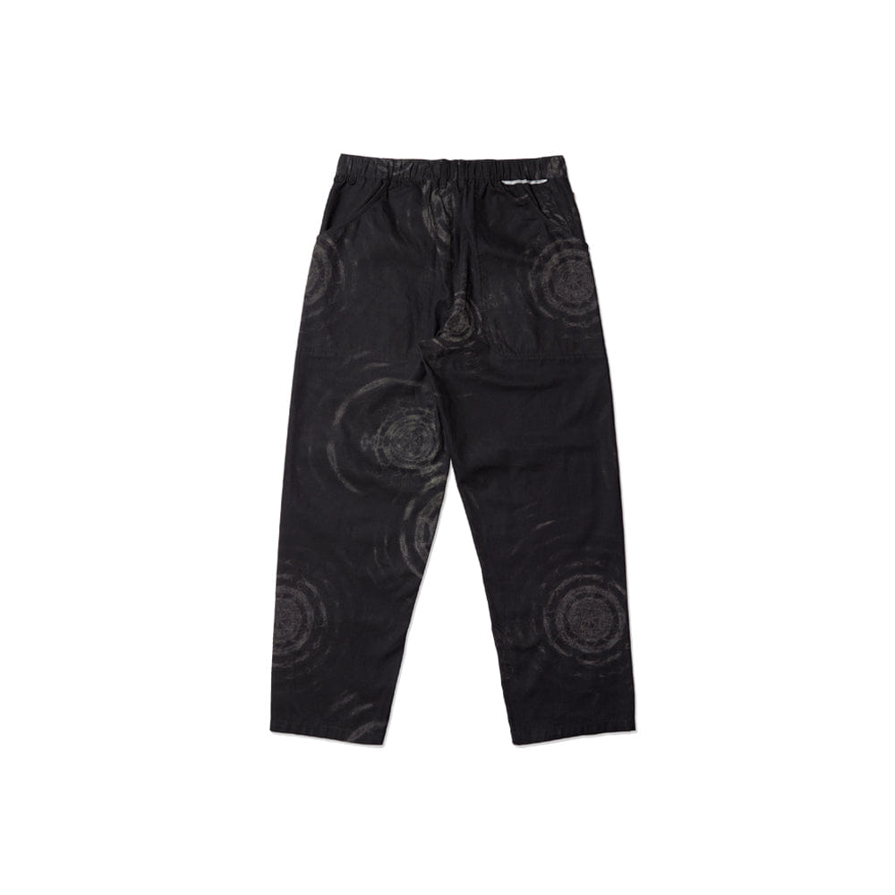 Purple Mountain Observatory Atlas Pant - Oscillations - Black All Over Print