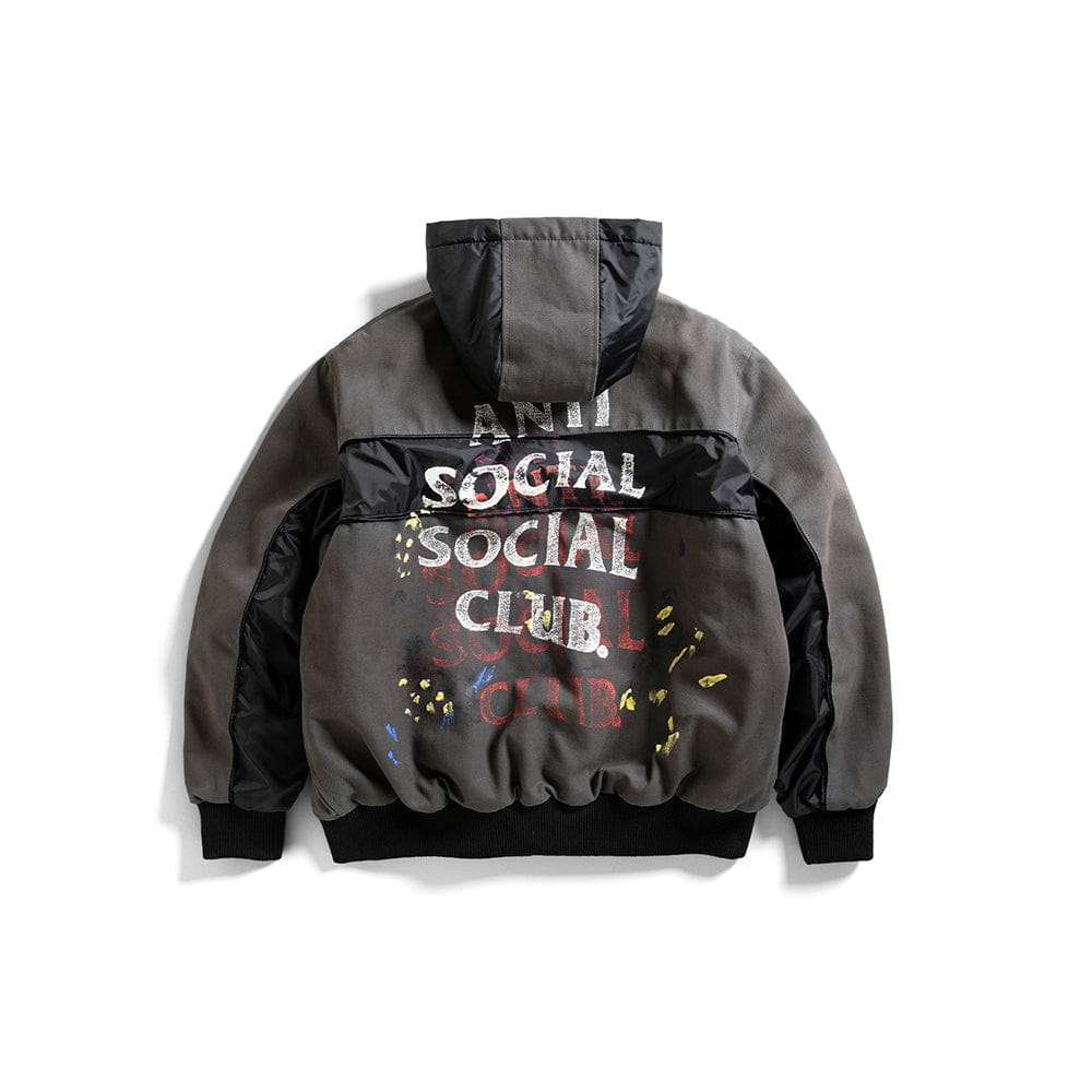 ANTI SOCIAL SOCIAL CLUB Distressed Jacket - Grey/Black