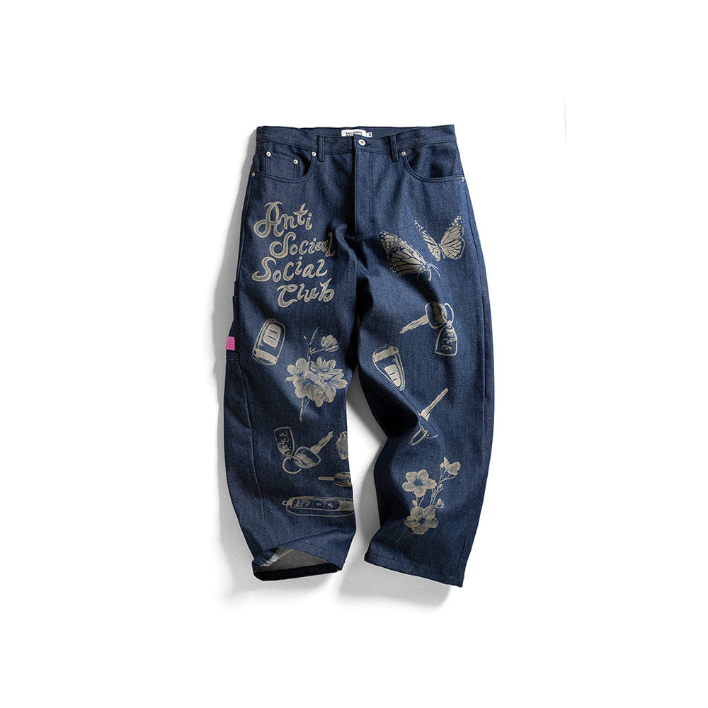 ANTI SOCIAL SOCIAL CLUB Laser Etched Jeans - Denim