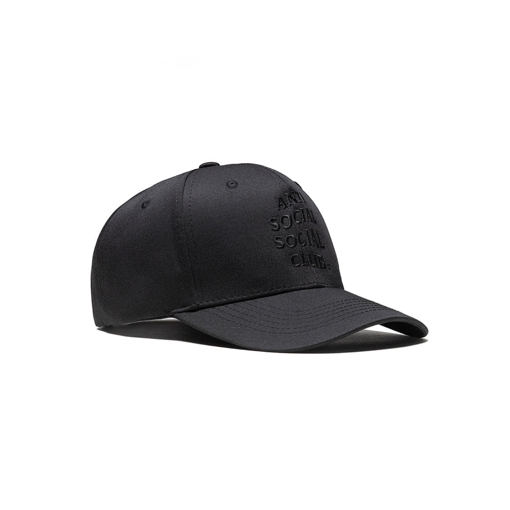 ANTI SOCIAL SOCIAL CLUB Tonal Embroidered Cap - Black