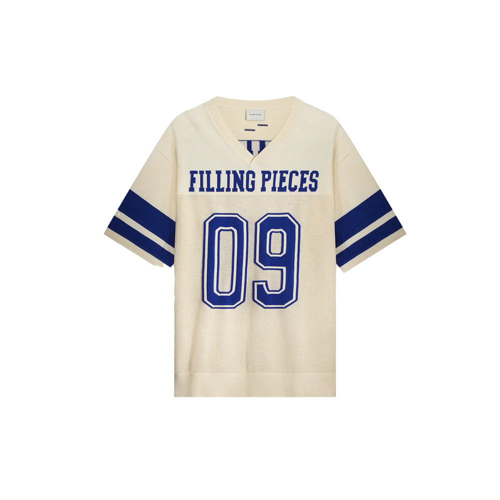 Filling Pieces Knit Jersey American Football - Antique White