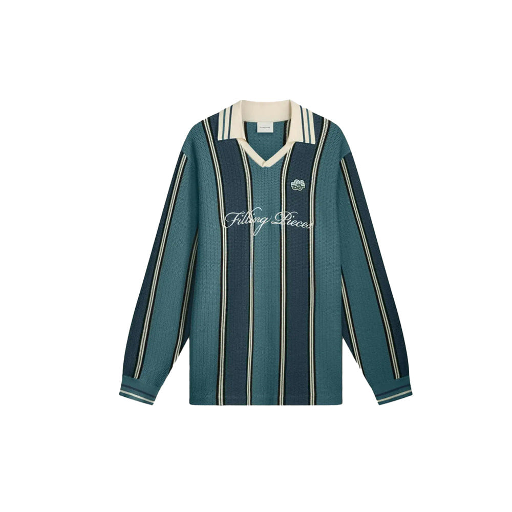 Filling Pieces Knit Football Jersey - Dark Green