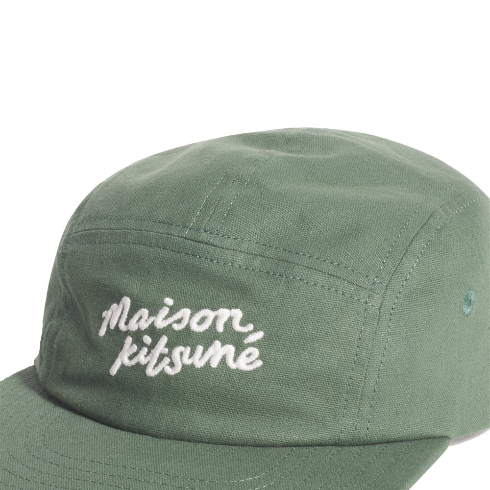 Maison Kitsuné Handwriting 5P Cap - Bottle Green