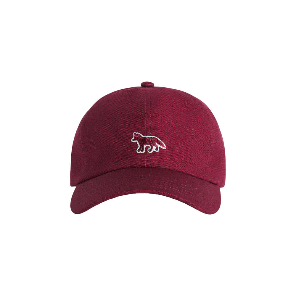 Maison Kitsuné Baby Fox Cap - Mahogany Red