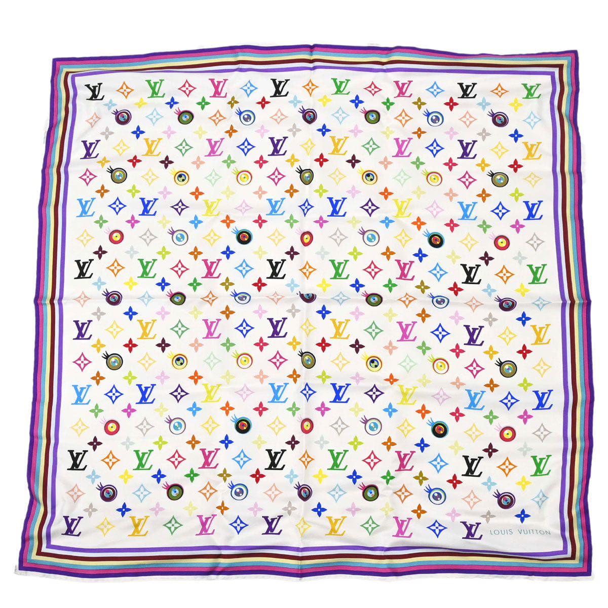 Louis Vuitton Scarf Eye Love Monogram M71917 Small Good