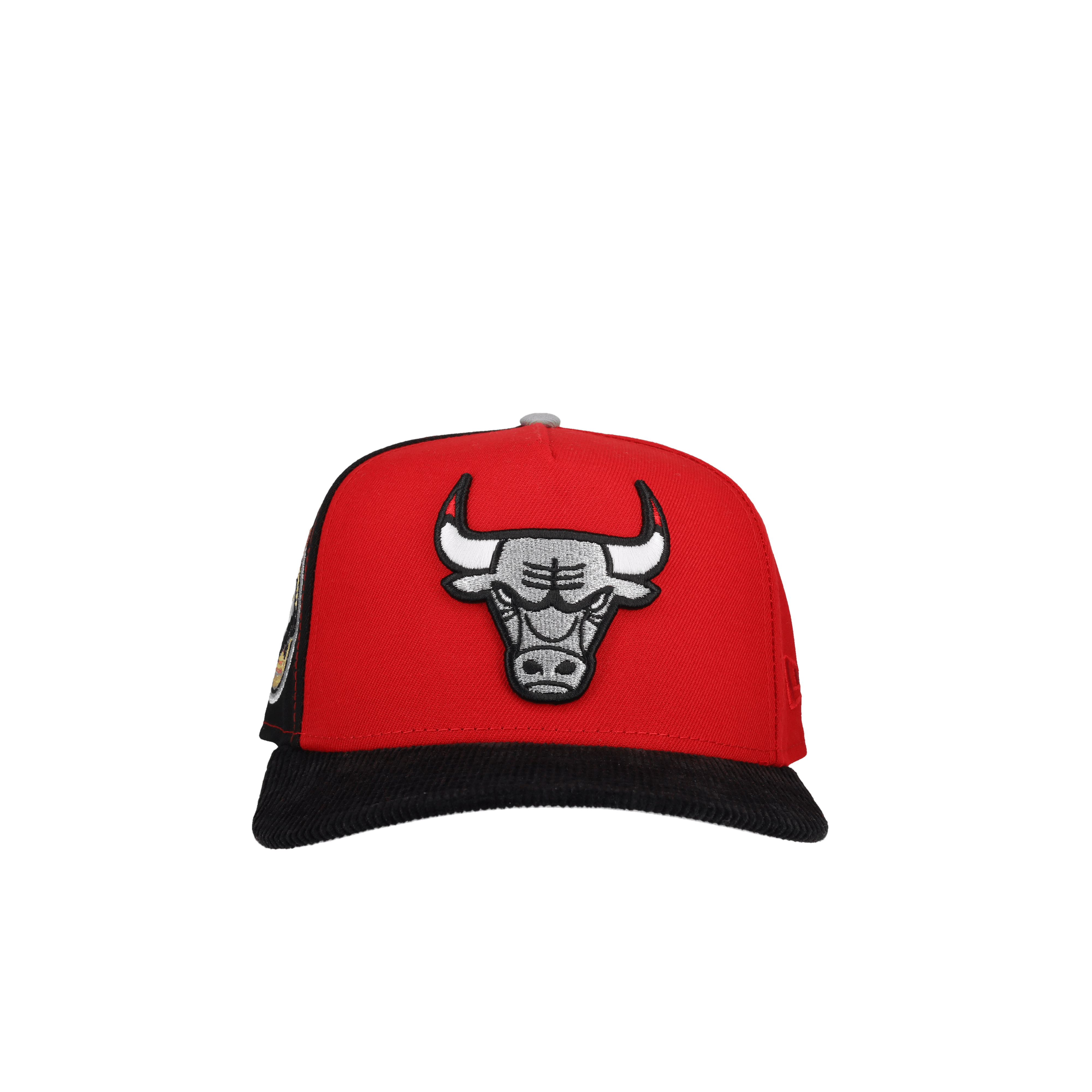 Chicago Bulls Split Championship Black/Red Metallic 9Fifty A Frame Snapback Hat