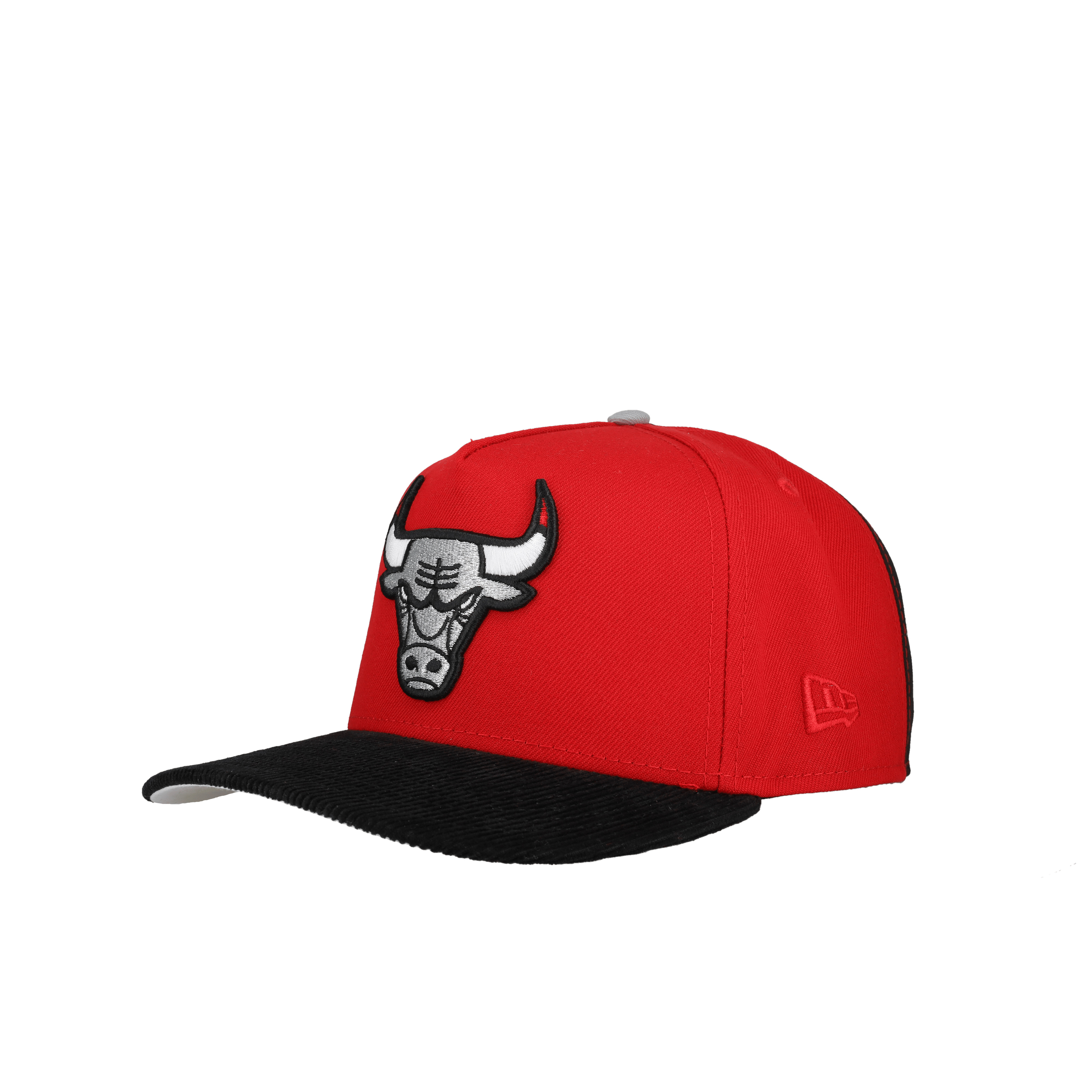 Chicago Bulls Split Championship Black/Red Metallic 9Fifty A Frame Snapback Hat