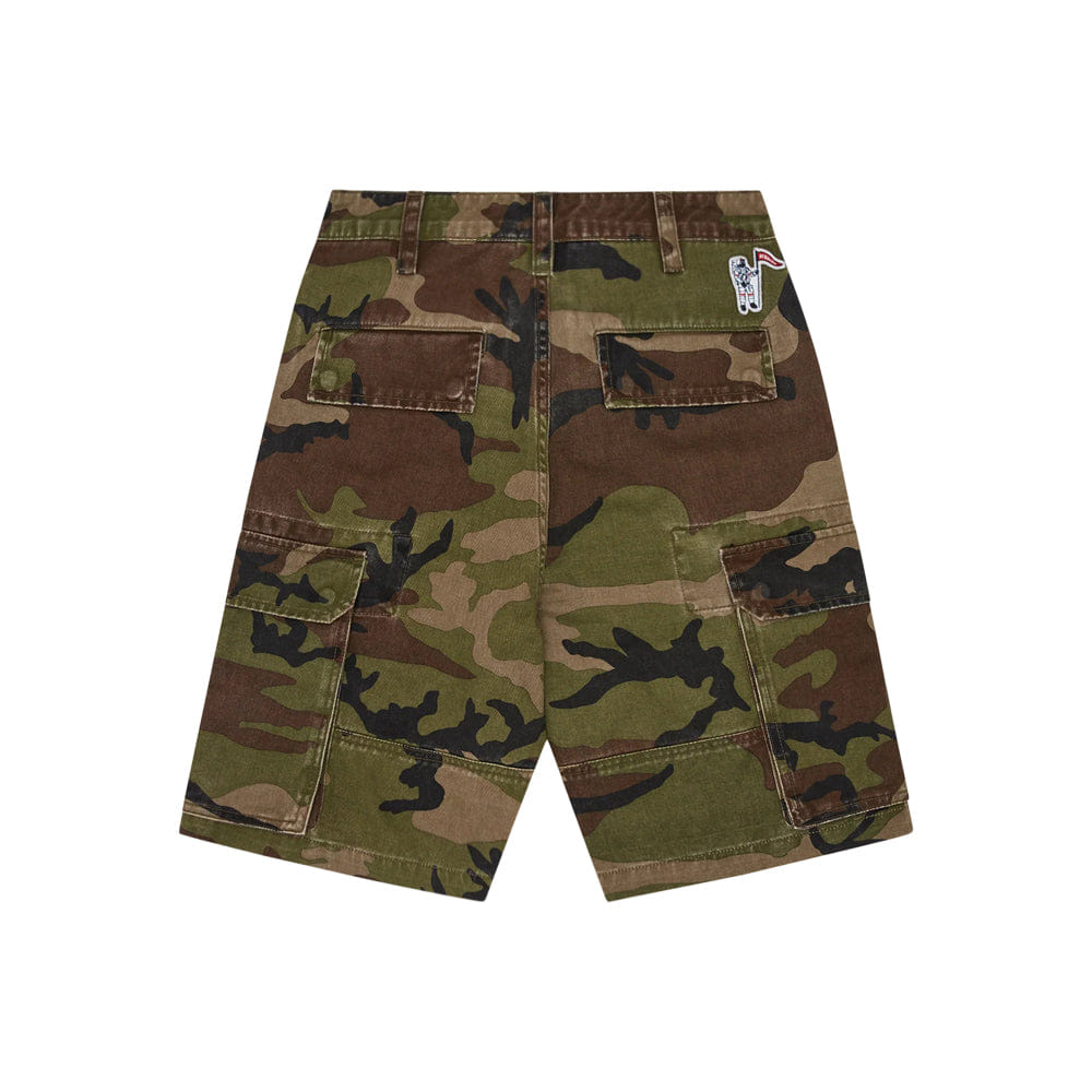 Billionaire Boys Club Distressed Camo Cargo Shorts - Camo