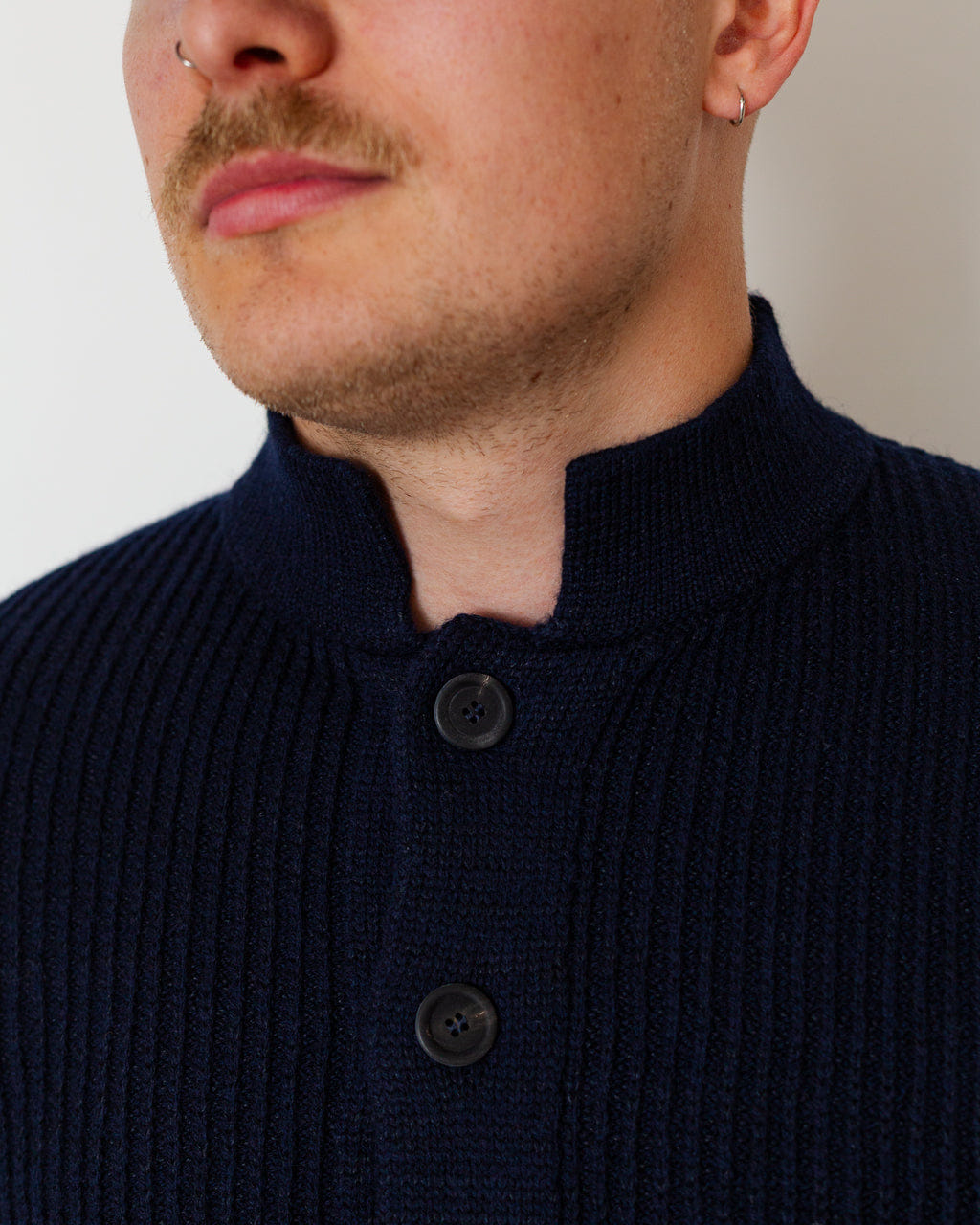 Inis Meáin Boatbuilder Jacket - Navy Marl