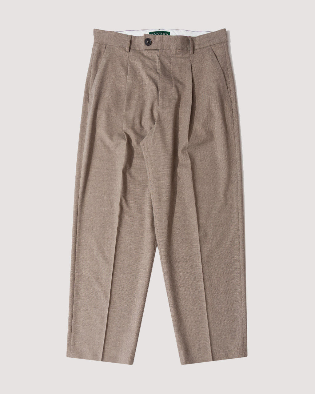 Annarr Anrnorr 261 Wool Blend Trouser - Dark Sand Melange