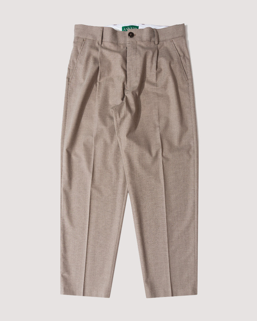 Annarr Anrfell 253 Brushed Trouser - Dark Sand Melange
