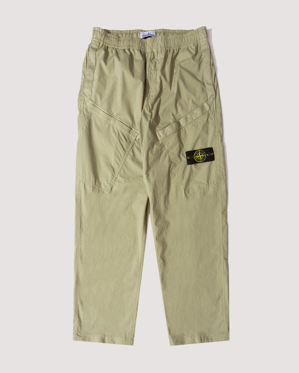 Stone Island Garment Dyed Tela Parachute Trouser - Laurel Green V005N