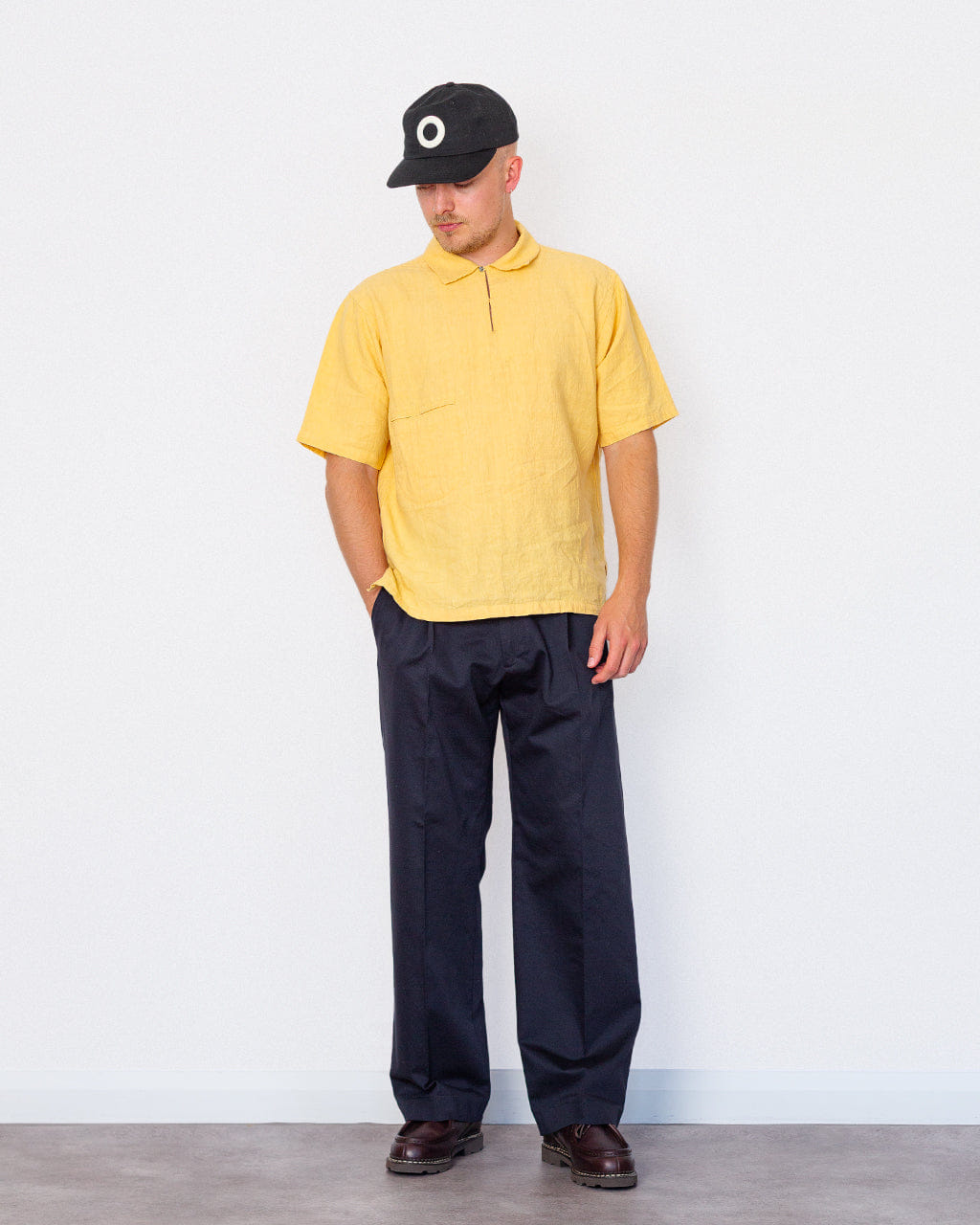 Ends and Means Med Shirt - Lemon Yellow
