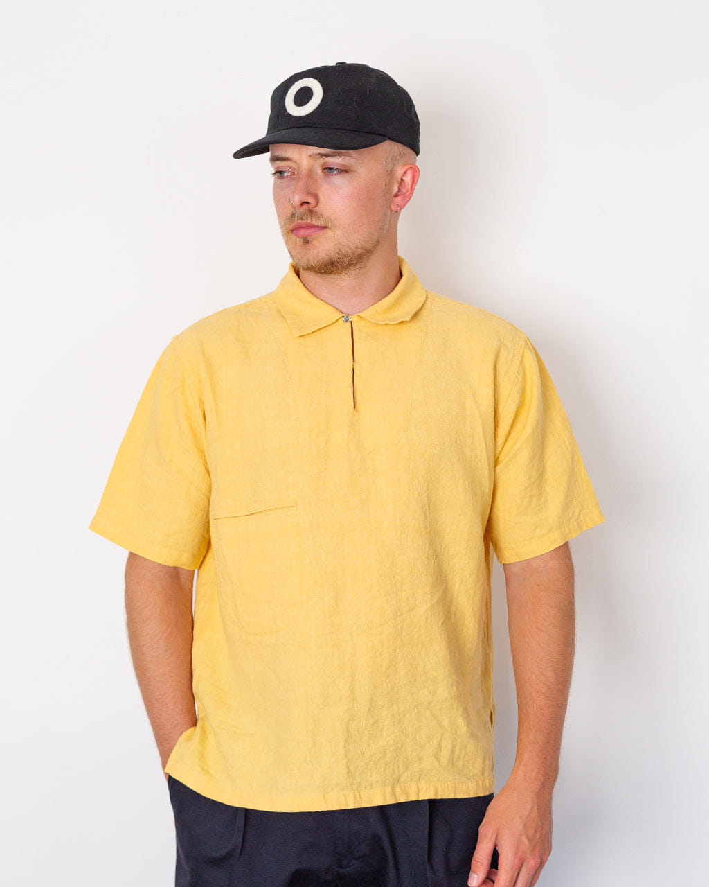 Ends and Means Med Shirt - Lemon Yellow