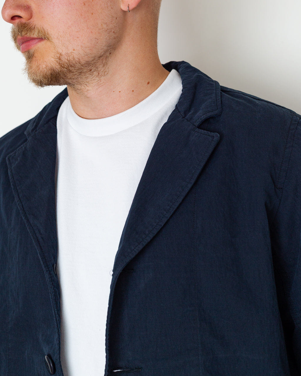 KAPITAL Ripstop Hospital Jacket - Navy