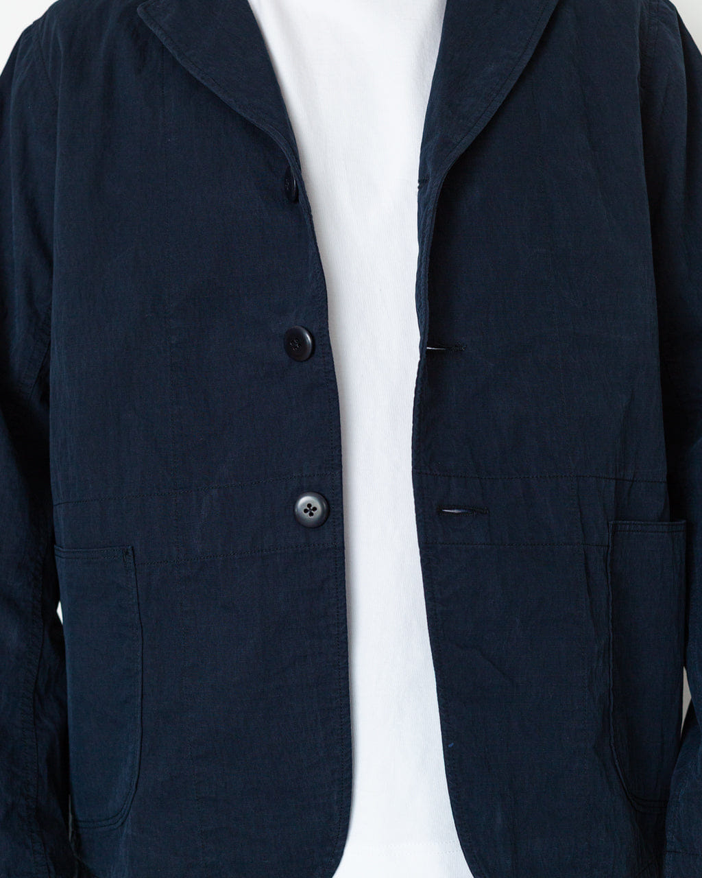 KAPITAL Ripstop Hospital Jacket - Navy