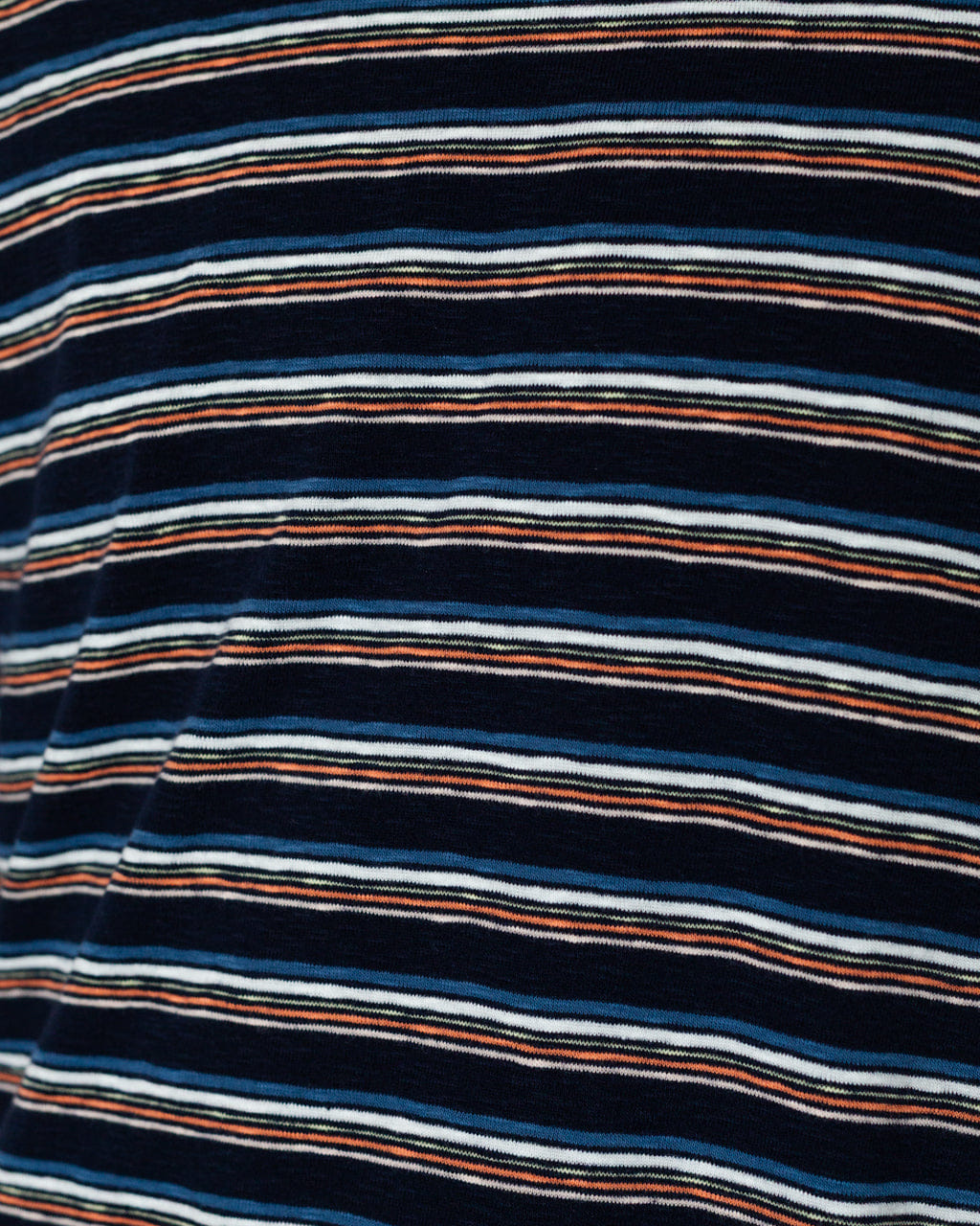 Folk Multi Stripe Tee - Blue Jungle Cat Stripe