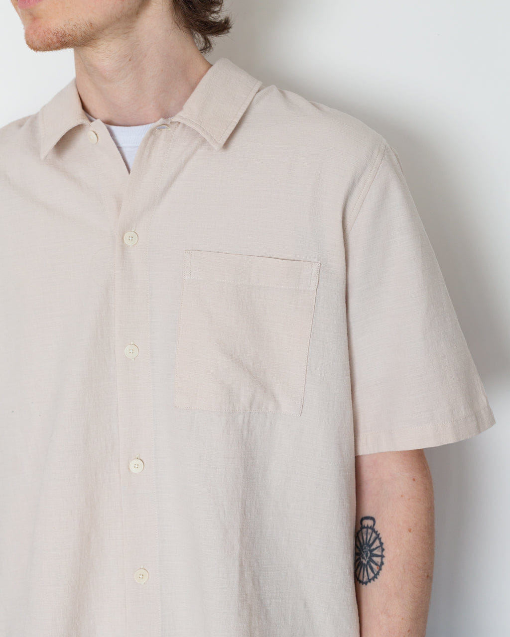 Folk Gabe Shirt - Stone