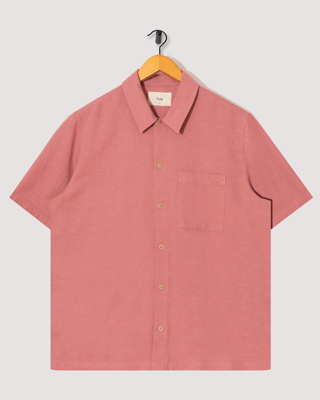 Folk Gabe Shirt - Dusty Pink