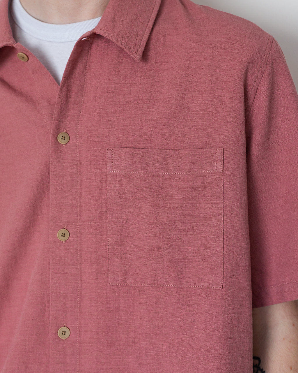 Folk Gabe Shirt - Dusty Pink