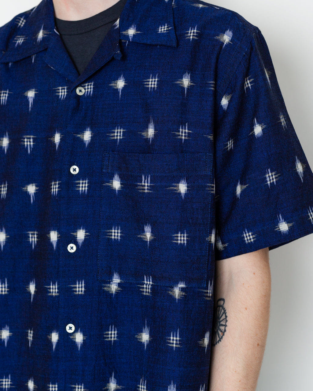 Universal Works Camp Shirt - Indigo Linen