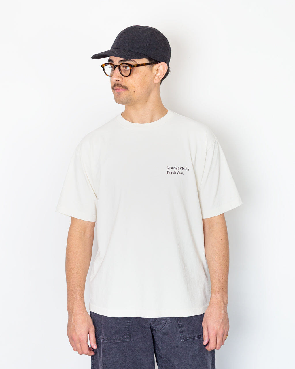 District Vision Track Club Tee - Vintage White